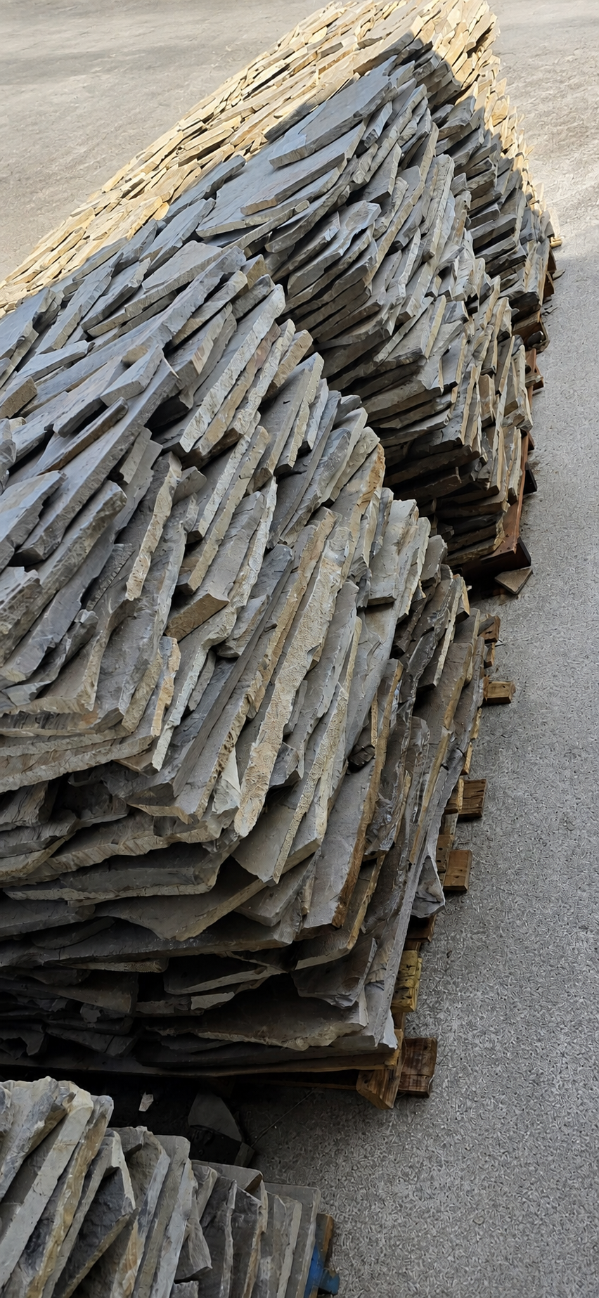 Natural stone flooring